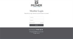 Desktop Screenshot of miznercountryclub.org
